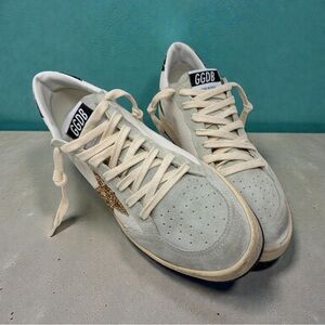 Women’s Ball Star in Napa and suede with glitter star and black heel tab